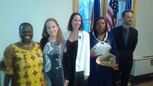 France Honors Cecile Acakpo-Satchivi, Edith Boncompain, Marie Bouteillon and Régine Latortue