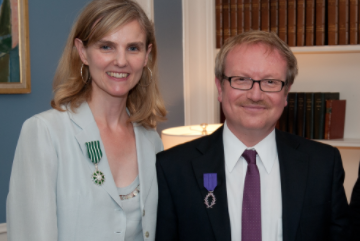 Marie-Pierre Ulloa and Aron Rodrigue Decorated by Consul General of France in San Francisco