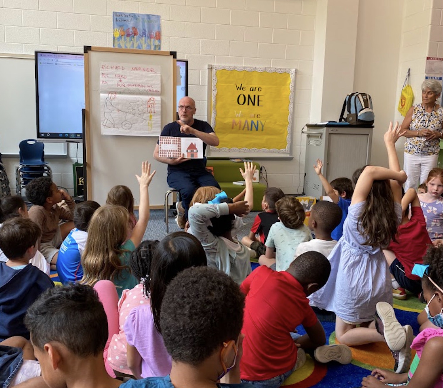 Children’s Author Richard Marnier Visits Schools in DC Area