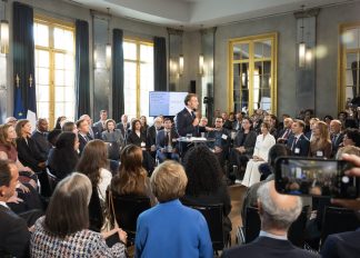 President Emmanuel Macron Visits Villa Albertine New York to Launch the Lafayette Fellowship