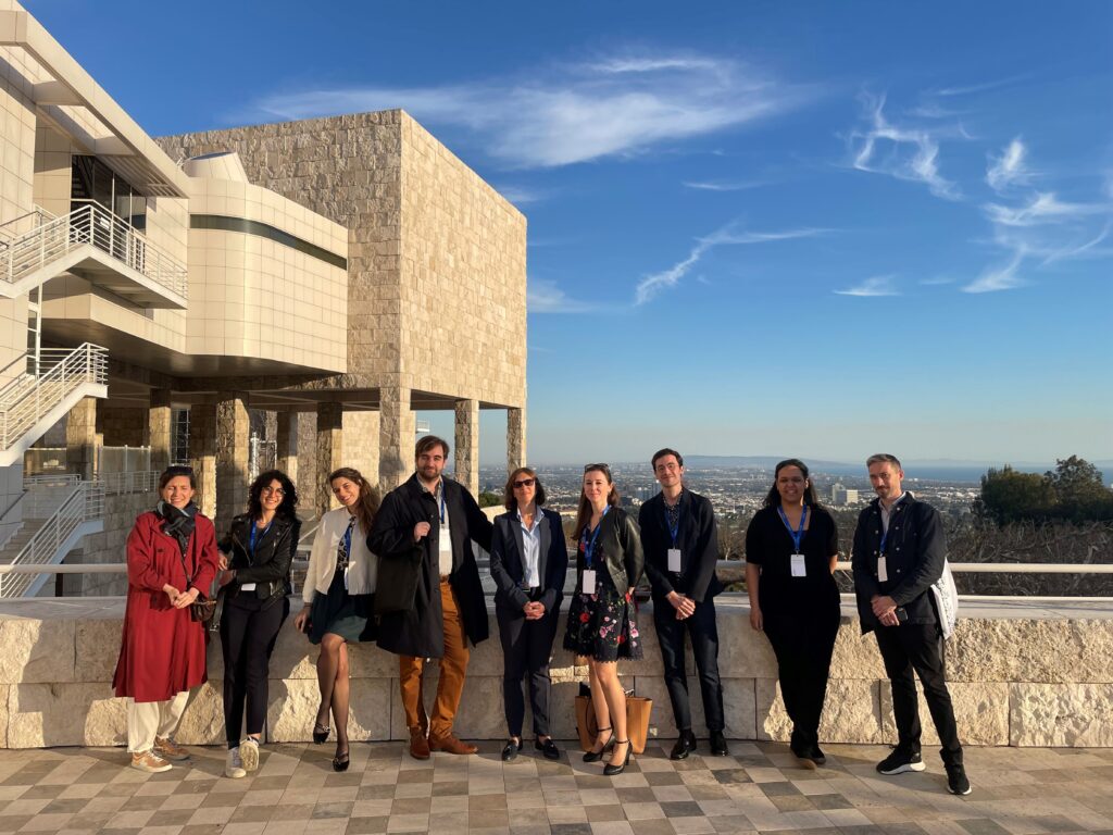 Group shot at the Getty