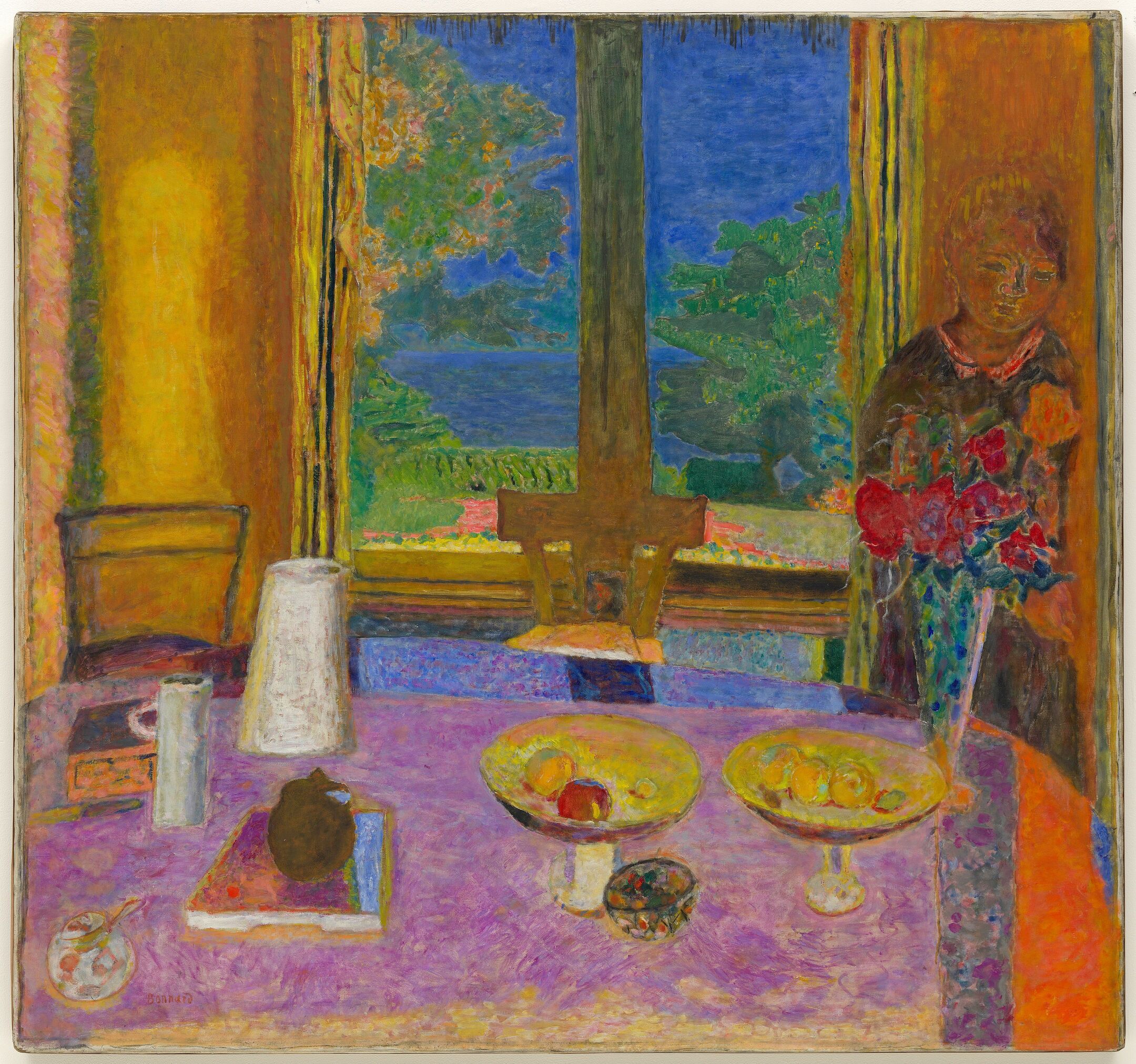 Pierre Bonnard, Dining Room on the Garden, 1935, Oil on canvas, 50 x 53 1/4 in.